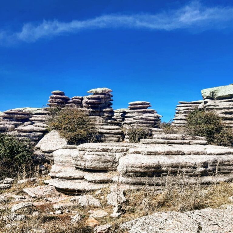 giant naturally stacked stone galettes